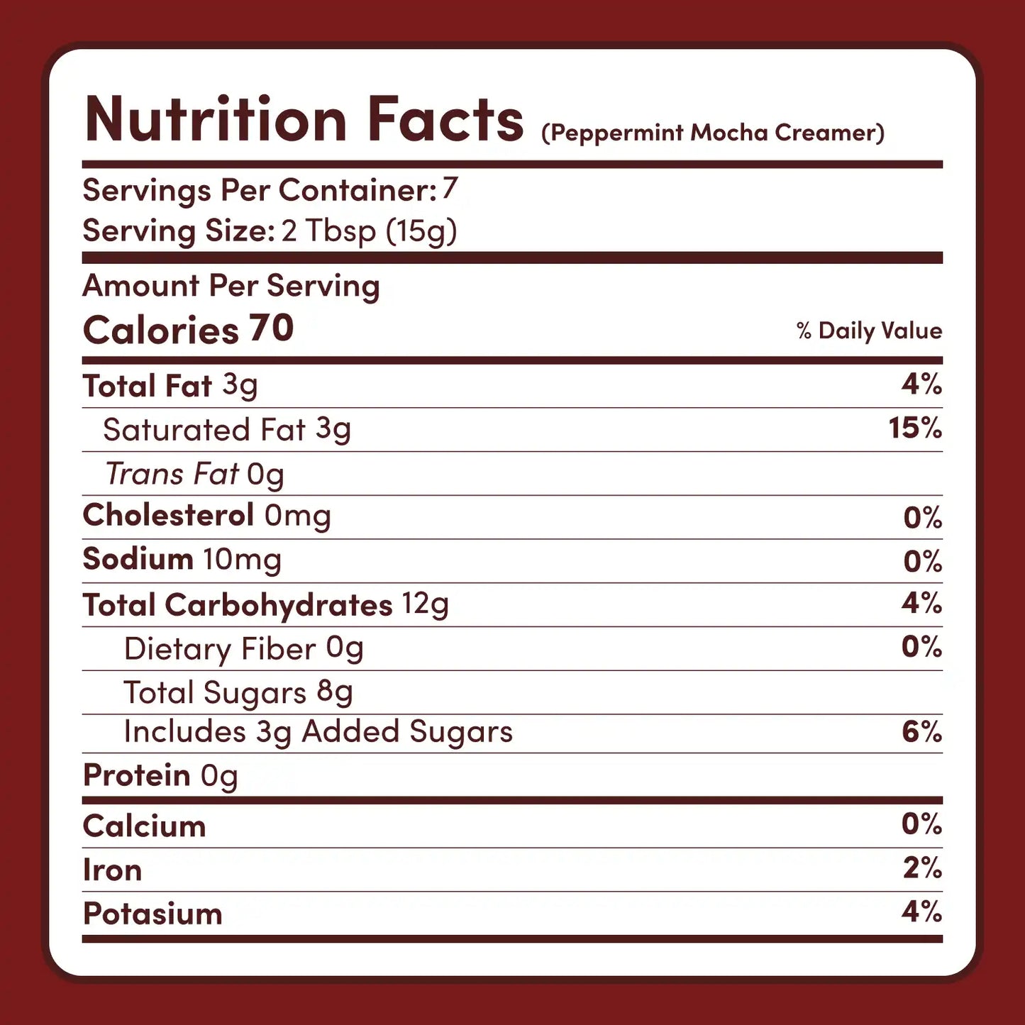 Peppermint Mocha Creamer Add-On (SPECIAL PRICING) Essential M031-084