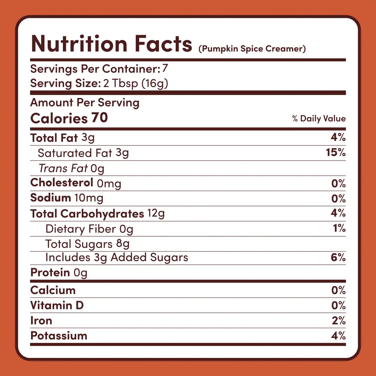 Pumpkin Spice Superfood Creamer Add-On (SPECIAL PRICING) Smooth M031-082