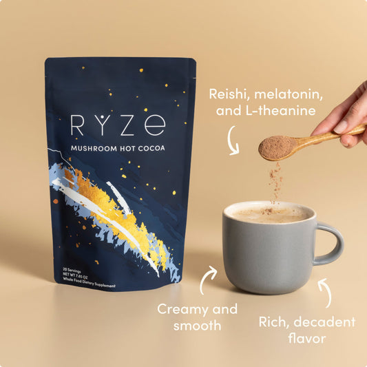 RYZE Nighttime Mushroom Cocoa Starter Bag Pure M031-201