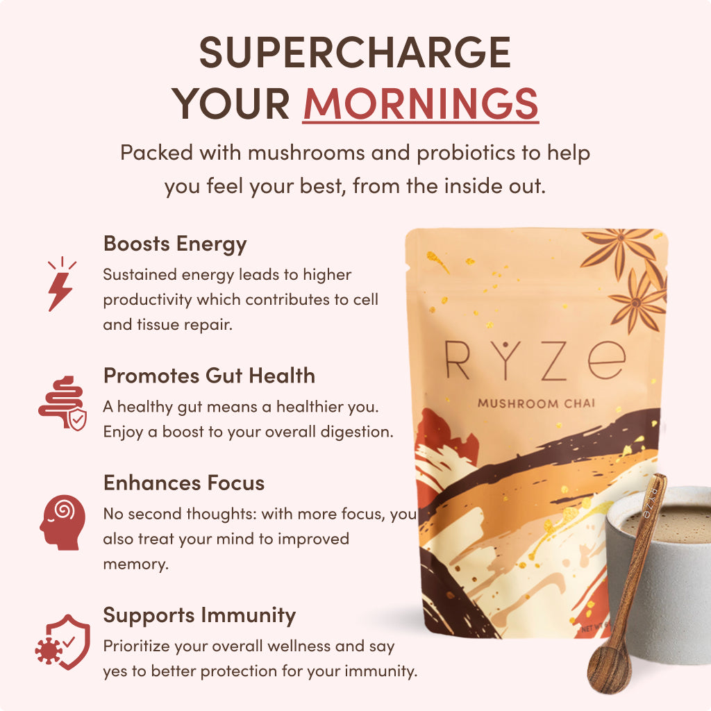 RYZE Mushroom Chai Starter Bag Choice M031-196