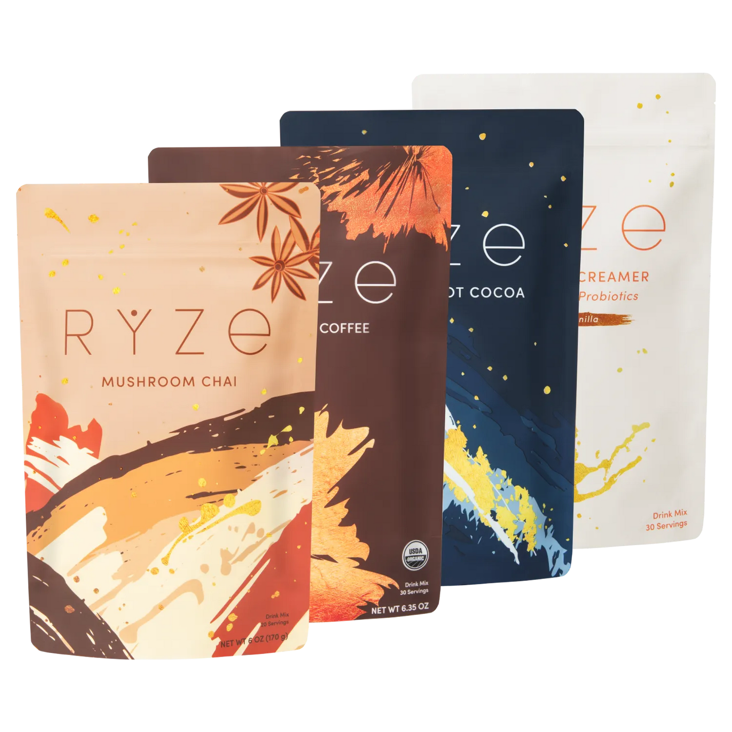 Ultimate Elevate + Unwind Bundle: Chai + Coffee + Cocoa Essential M031-011