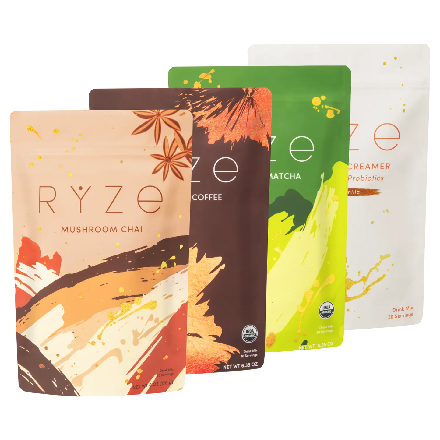 Ultimate Pick-Me-Up Bundle: Chai + Coffee + Matcha Daily M031-008