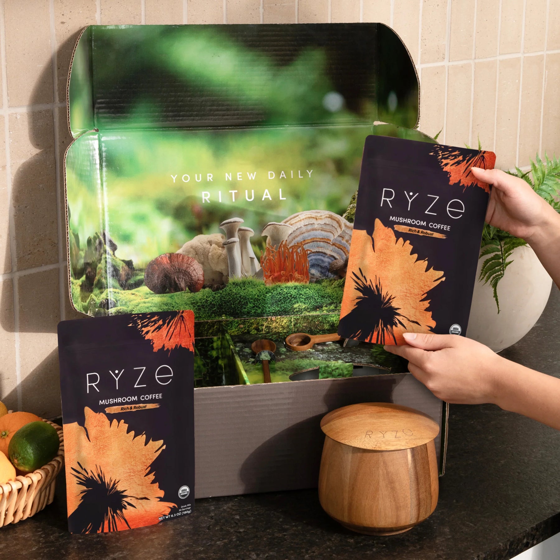 RYZE Ritual Set Dark Roast (90 Day Plan) Smooth M031-038