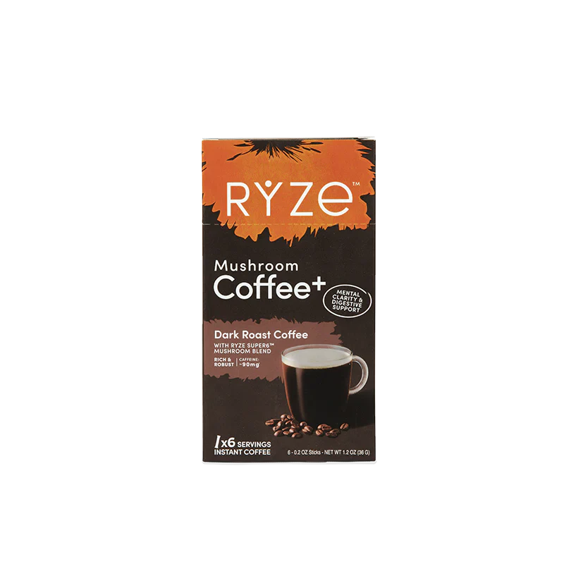 Dark Roast Mushroom Coffee Carton Essential M031-187