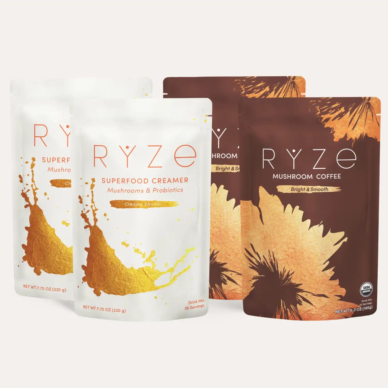 RYZE Lovers Gift Set (2 Coffees + 2 Creamers) Daily M031-052