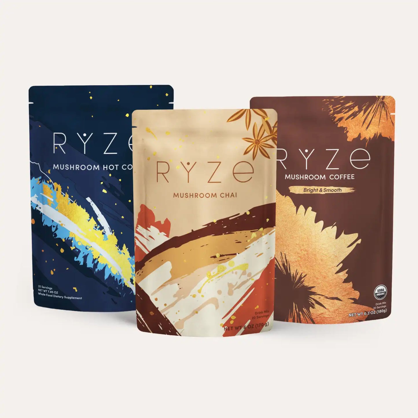 Ultimate Elevate + Unwind Bundle (Chai + Coffee + Cocoa) Bright M031-012