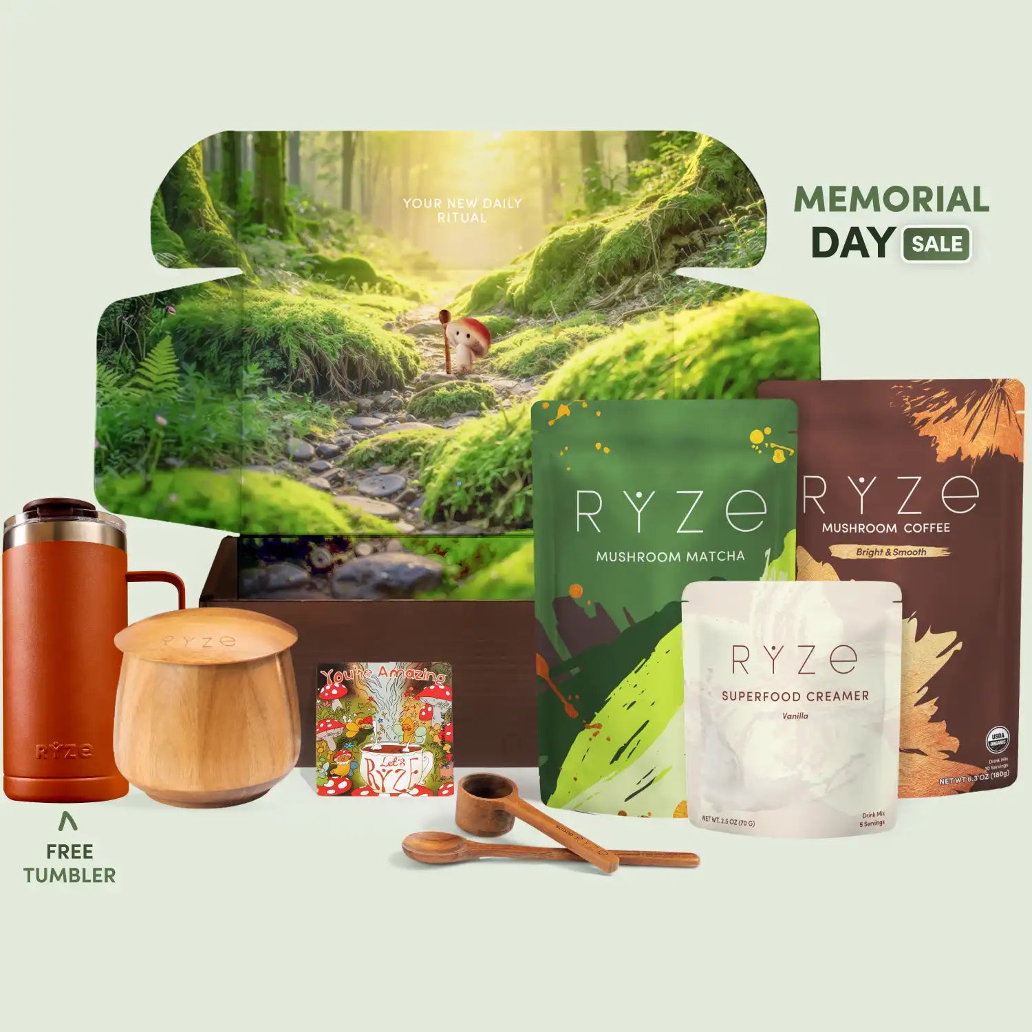 RYZE Ritual Set (Matcha + Coffee) Bright M031-035
