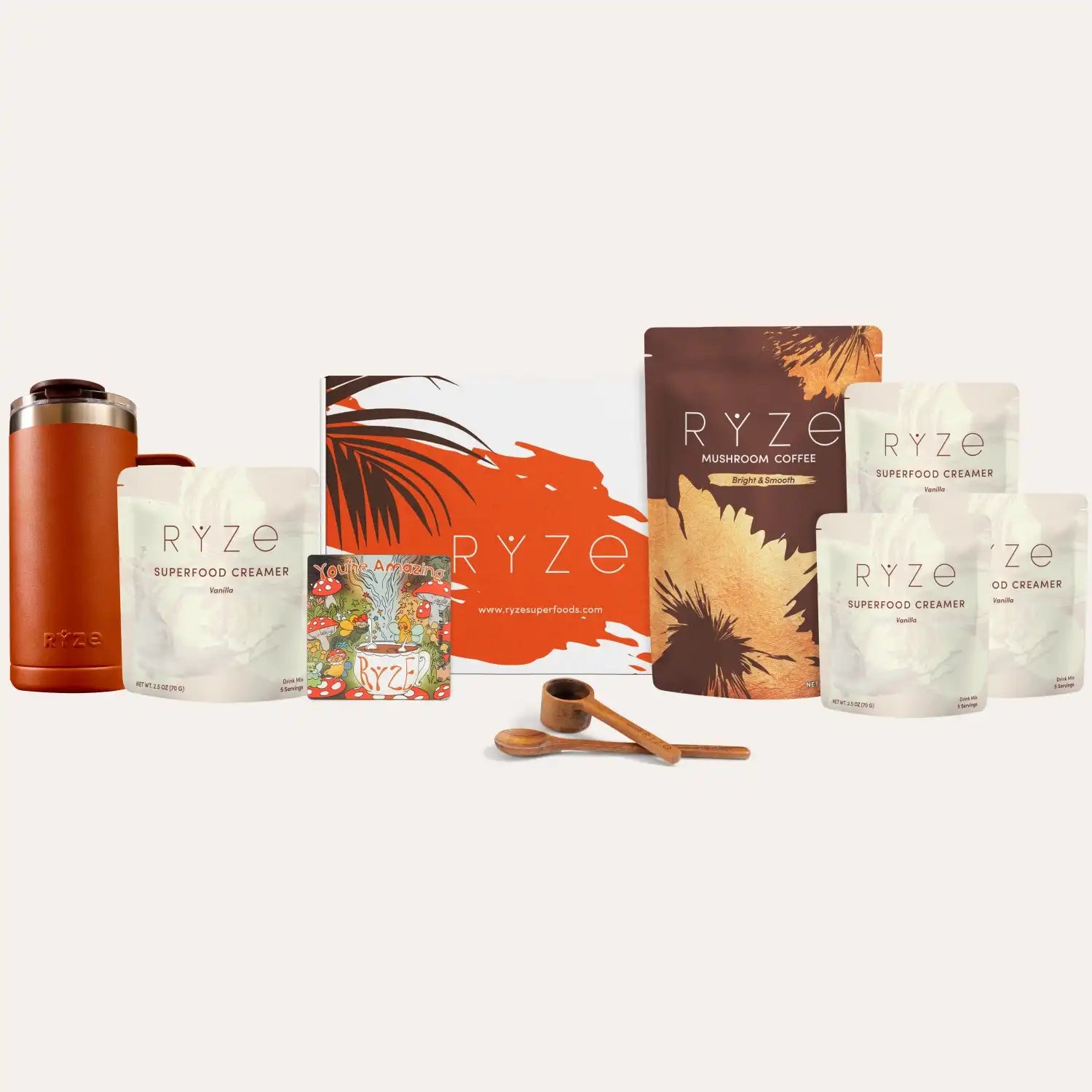 Ultimate RYZE Vanilla Latte Bundle (Vanilla Creamer + Coffee) Prime M031-004