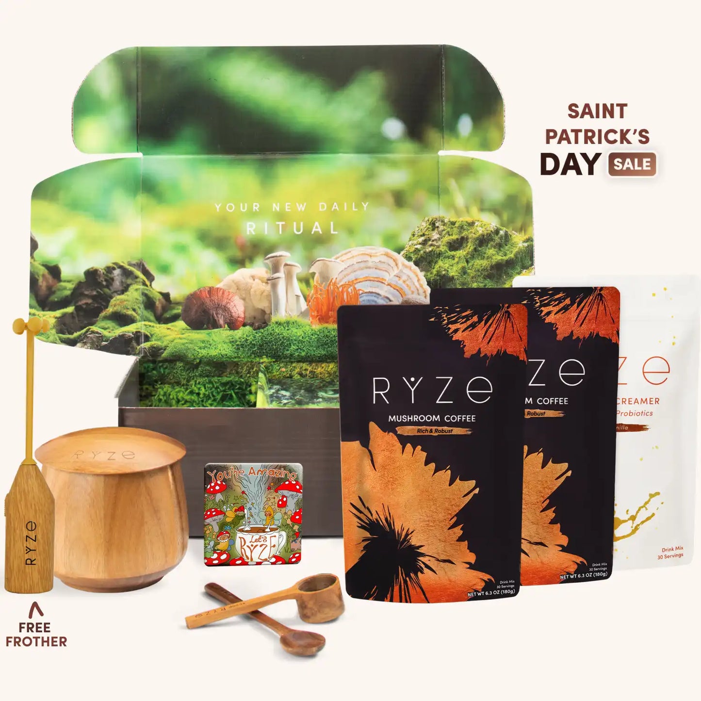 Mushroom Coffee House Blend Ritual Set Smooth M031-117