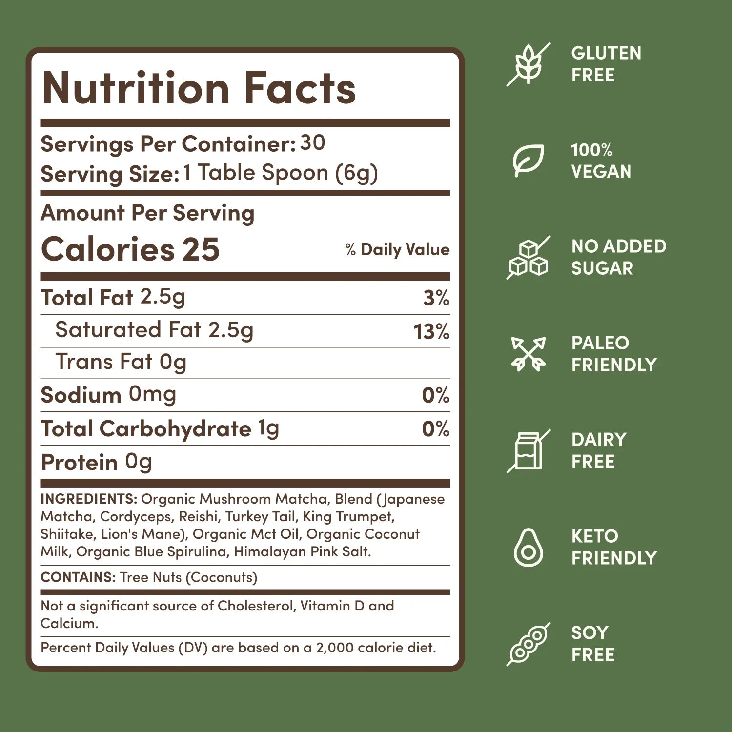 Mushroom Matcha (30 Servings) Smooth M031-059
