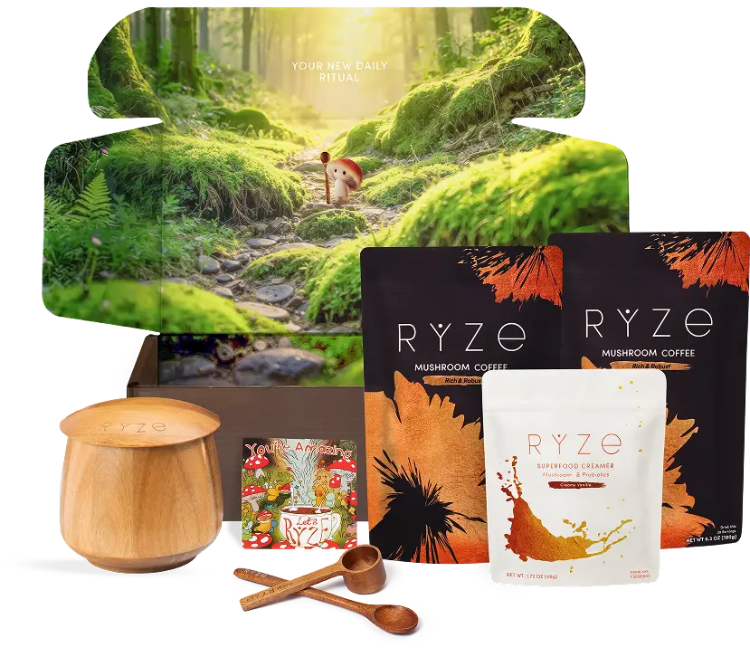 Ryze Dark Roast Ritual Set 3 Month Plan Fresh M031-070