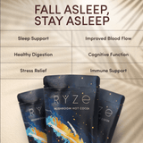 RYZE Hot Cocoa - with 6 Sleep Superfoods to Help Fall Asleep and Stay Asleep Bright M031-053