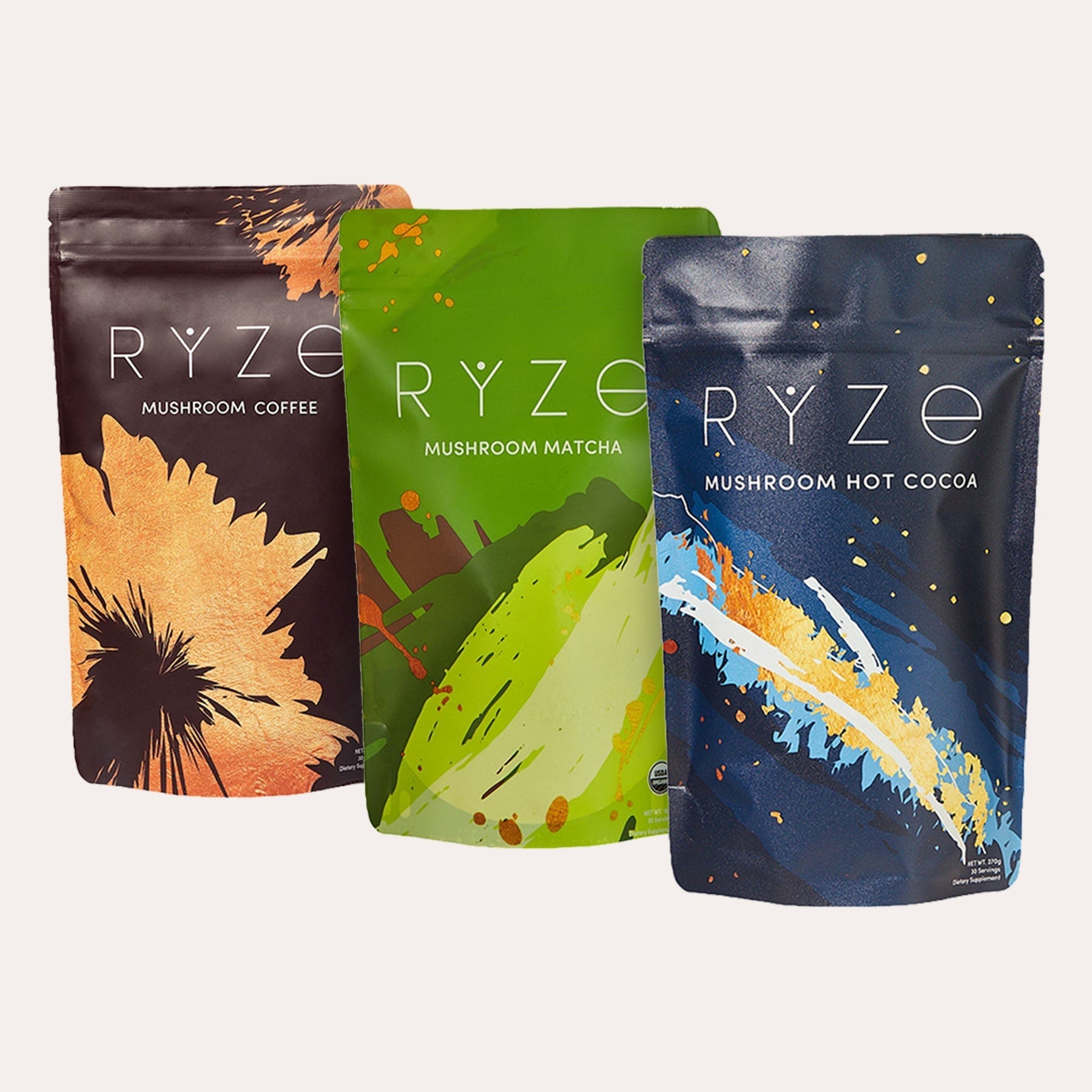 RYZE Hot Cocoa - with 6 Sleep Superfoods to Help Fall Asleep and Stay Asleep Bright M031-053