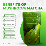 RYZE Organic Mushroom Matcha Starter Kit (60 servings) Fresh M031-092